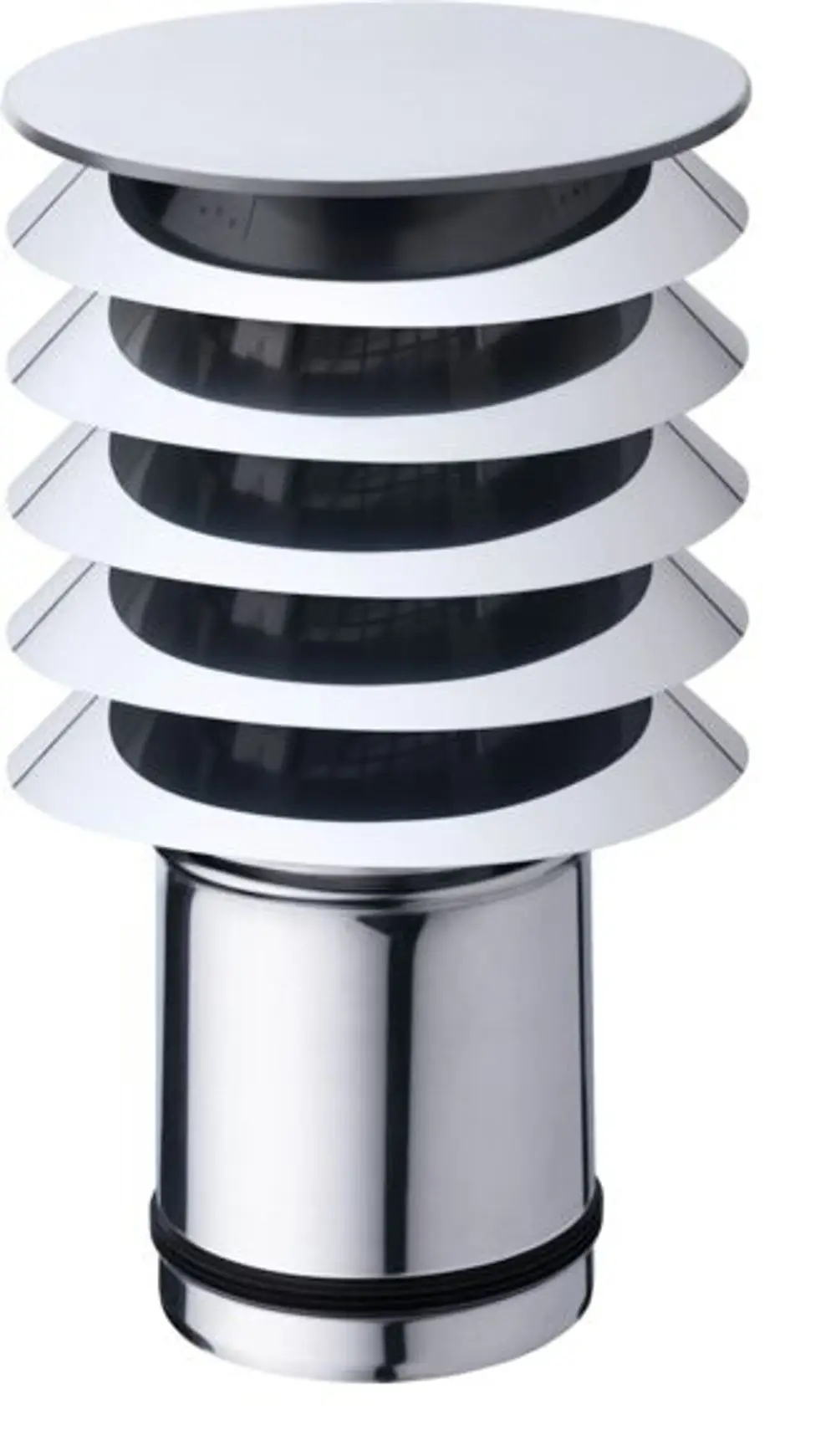 STIEBEL ELTRON Lamellenhaube für Außen-/Fortluft, Edelstahl, DN 160, 227923